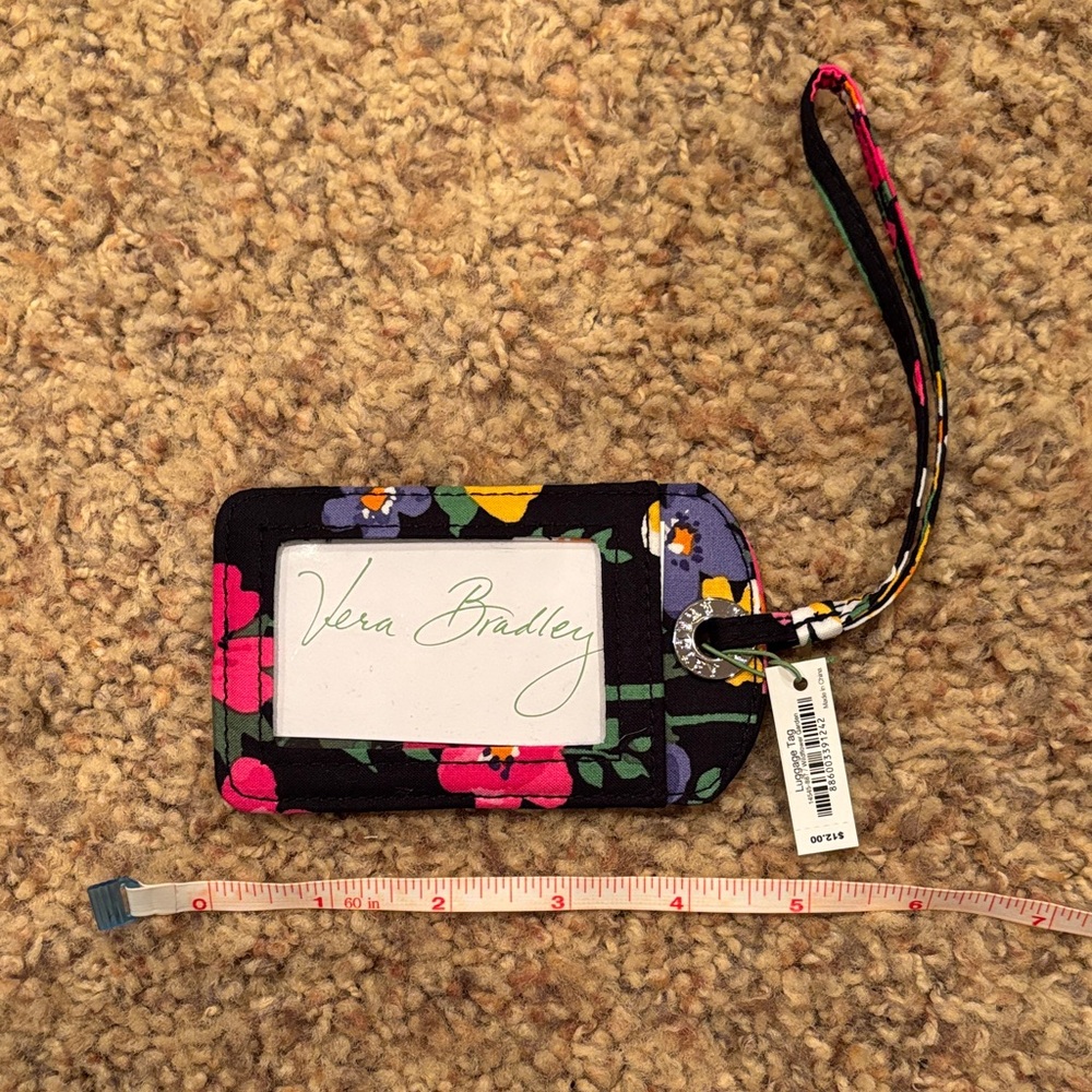 Vera Bradley Floral Luggage Tag - Multicolor